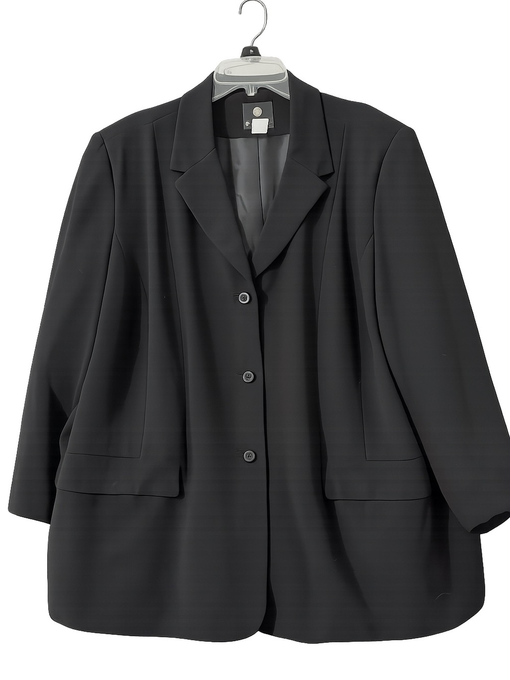 Maggie Barnes Black Single-Breasted Blazer Jacket